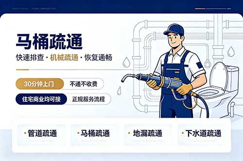 石家庄马桶疏通